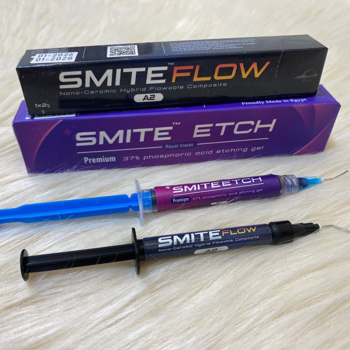 SMITE-FLOW (A2) nano ceramic hybride flowable composite + ETCH